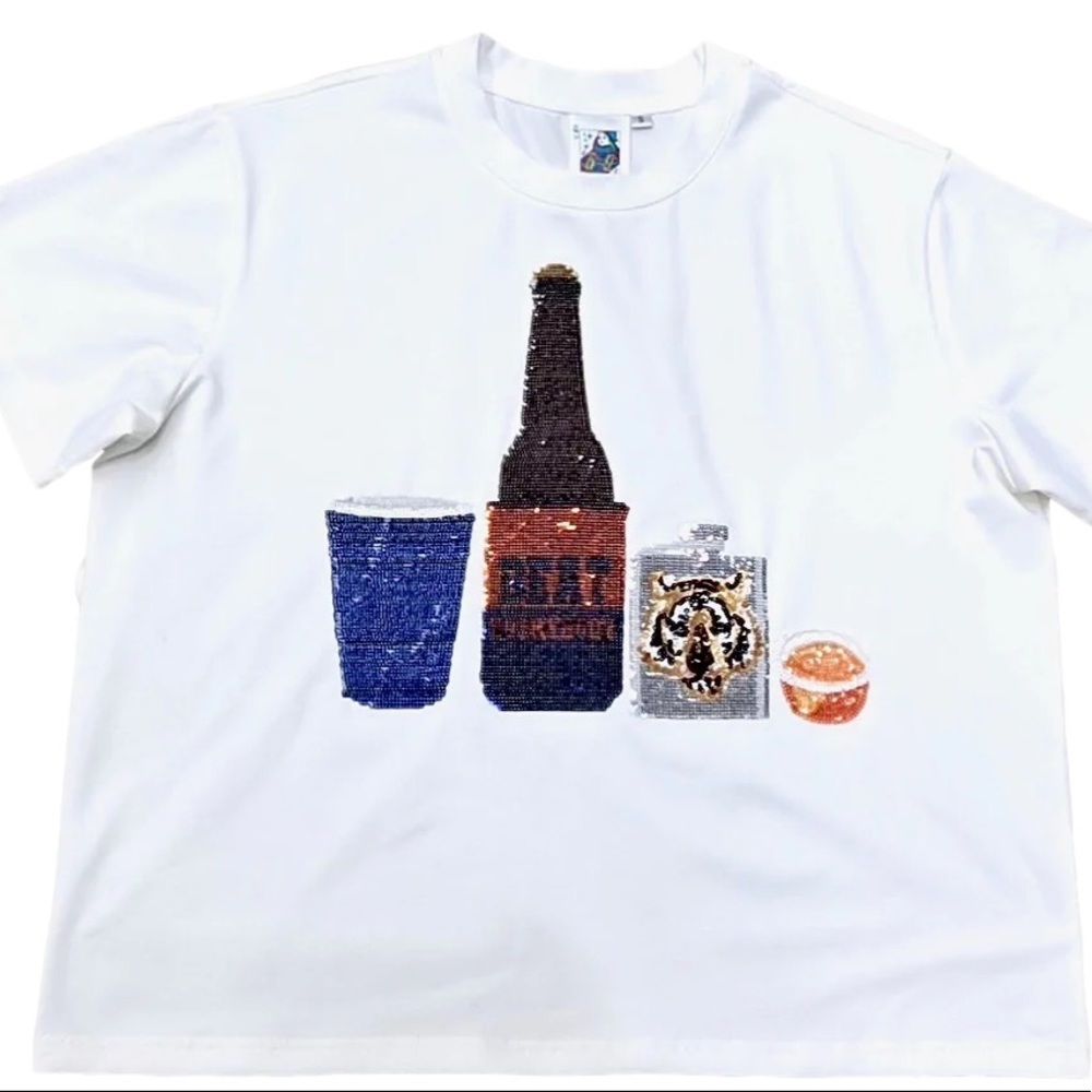 NWT | Queen of Sparkles | WEAGLE WEAGLE DRINK TEE